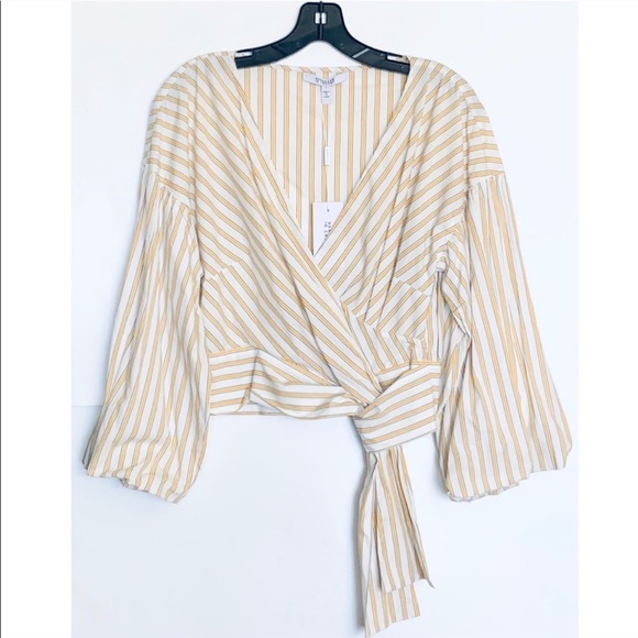 Derek Lam 10 Crosby cropped tie-waist blouse - Picture 2 of 9